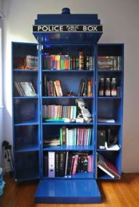 tardis bookcase